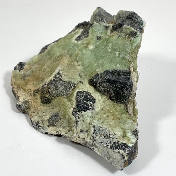 Prehnite Specimen Raw Mineral Crystal Green Natural Stone Collector/Decor 8 Oz - Picture 6 of 10
